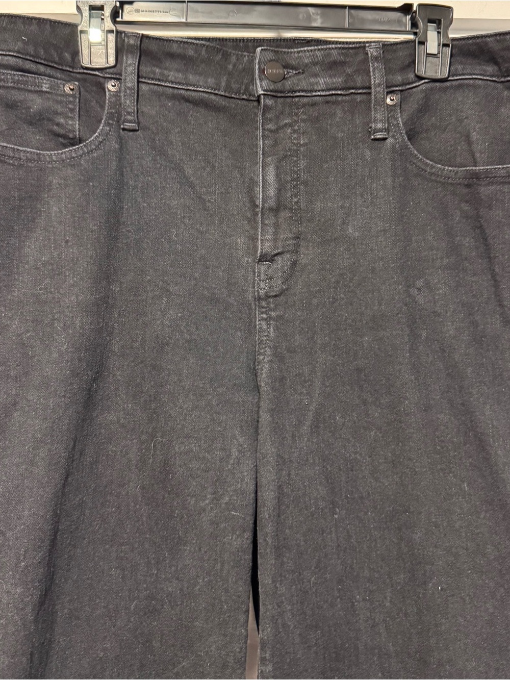 J. Crew Black High-Waist Wide-Leg Jeans - Picture 3 of 11